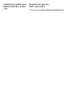 Đề thi cuối học kỳ I môn Toán lớp 5 số 1