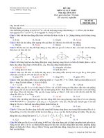 Đề thi tốt nghiệp vật lý 12, thi thử quốc gia sưu tầm bồi dưỡng  (24)