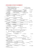 ENGLISH 12 TEST NUMBER 5