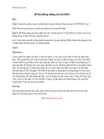 Đề 1 hệ thống thông tin 6.6.2014 đại học thương mại