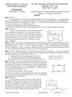 Đề môn vật lý 9 kiển tra, thi học sinh giỏi, tuyển sinh vào 10 chuyên sưu tầm bồi dưỡng (2)