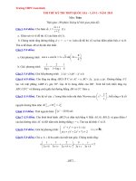 Đề thi thử THPT Quốc gia môn Toán 2015 số 57