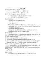 đề luyện thi HSG toán 9 đề 20