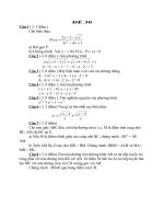 đề luyện thi HSG toán 9 đề 30