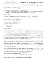 Đề thi thử THPT Quốc gia môn Toán 2015 số 60