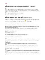 Đề thi quản trị công ty đa quốc gia khoa E 13.6.2013 đại học thương mại