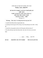 ĐỀ thi tốt nghiệp cao đẳng nghề ngành nguội sửa chữa máy công cụ phần thực hành và đáp án mã (8)