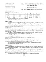 Hoá học 8 - đề kiểm tra, thi học kỳ, sưu tầm thi học sinh giỏi tham khảo ôn thi (85)