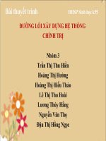 ĐƯỜNG LỐI XÂY DỰNG HỆ THỐNG CHÍNH TRỊ