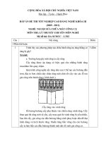 ĐỀ thi tốt nghiệp cao đẳng nghề ngành nguội sửa chữa máy tính công cụ phần lý thuyết và đáp án mã   (2)