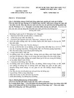 ĐỀ THI (ĐỀ XUẤT) HỌC SINH GIỎI CÁC TRƯỜNG CHUYÊN VÙNG DUYÊN HẢI VÀ ĐỒNG BẰNG BẮC BỘ  NĂM 2015 MÔN SINH HỌC 10  TRƯỜNG CHUYÊN NINH BÌNH
