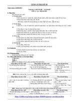 GIÁO ÁN ĐẠI SỐ 10 CƠ BẢN MỚI NHẤT