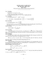 Đề thi thử THPT Quốc gia môn Toán 2015 số 67