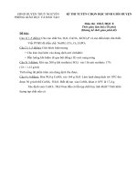 Hoá học 8 - đề kiểm tra, thi học kỳ, sưu tầm thi học sinh giỏi tham khảo ôn thi (47)