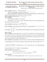 3 đề toán thi thử của Bắc ninh năm 2015