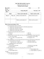 Bộ đề thi trắc nghiệm Kinh Tế Quốc Tế 11