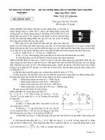 Đề môn vật lý 9 kiển tra, thi học sinh giỏi, tuyển sinh vào 10 chuyên sưu tầm bồi dưỡng (74)