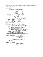 bài tập toán cao cấp