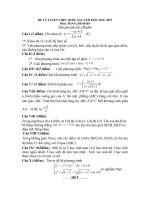 Đề thi thử THPT Quốc gia môn Toán 2015 số 6