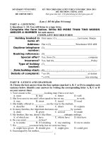 đề thi HSG tỉnh anh 9