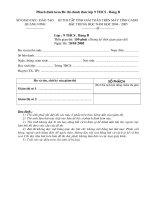 Đề thi học sinh giỏi lớp 9 giải toán trên máy tính CASIO số 10