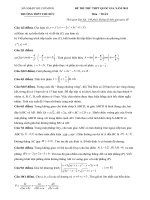 Đề thi thử THPT Quốc gia môn Toán 2015 số 98