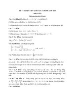 đề tự luyện THPT QG môn toán đề số 2