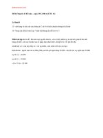 Đề thi Nguyên lý Kế toán 25.12.2014 de 15,16 đại học thương mại