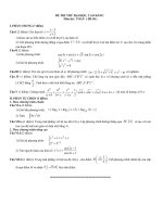 Đề thi thử đại học môn Toán số 48