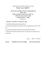 ĐỀ thi tốt nghiệp cao đẳng nghề ngành nguội sửa chữa máy công cụ phần thực hành và đáp án mã (9)