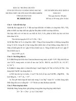 ĐỀ THI HỌC SINH GIỎI CÁC TRƯỜNG CHUYÊN DUYÊN HẢI VÀ ĐỒNG BẰNG BẮC BỘ NĂM 2015 -Hóa học  10 trường chuyên Quảng Nam