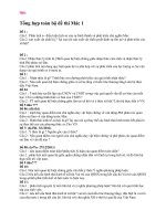 Tổng hợp toàn bộ đề thi Mác 1 đại học thương mại