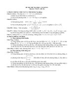 Đề thi thử đại học môn Toán số 28