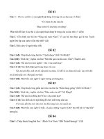 8 Đề kiểm tra học kì 2 môn Ngữ văn lớp 7