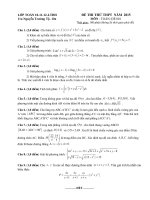 đề toán thi thử năm 2015 số 4