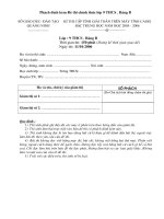 Đề thi học sinh giỏi lớp 9 giải toán trên máy tính CASIO số 9