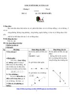 GIÁO ÁN HÌNH HỌC 10 NÂNG CAO CỰC CHUẨN