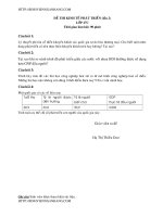 Đề thi môn kinh tế phát triển đại học thương mại (10)