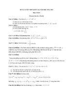 Đề thi thử THPT Quốc gia môn Toán 2015 số 1