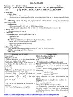 GIÁO ÁN GIẢI TÍCH 12 HKI MỚI NHẤT