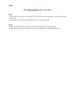 Đề thi môn Tâm lý quản trị kinh doanh ngày 16.12.2013 đại học thương mại