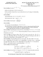 Đề thi thử THPT Quốc gia môn Toán 2015 số 64