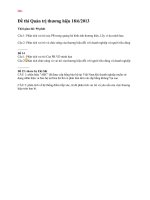 Đề thi Quản trị thương hiệu ngày 18.6.2013 đại học thương mại