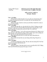 Đề thi đề xuất học sinh giỏi các trường chuyên khu vực duyên hải và đồng bằng bắc bộ môn lịch sử lớp 10 năm 2015 trường chuyên VĨNH PHÚC