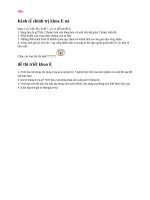 đề thi Kinh tế chính trị khoa E (2011) đại học thương mại