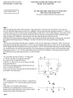 Đề môn vật lý 9 kiển tra, thi học sinh giỏi, tuyển sinh vào 10 chuyên sưu tầm bồi dưỡng (70)
