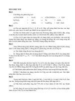 Hoá học 8 - đề kiểm tra, thi học kỳ, sưu tầm thi học sinh giỏi tham khảo ôn thi (20)