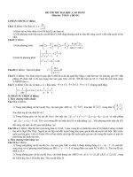 Đề thi thử đại học môn Toán số 49