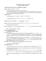 Đề thi thử đại học môn Toán số 18