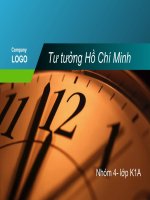 thuyết trình tu tưởng hồ chí minh
